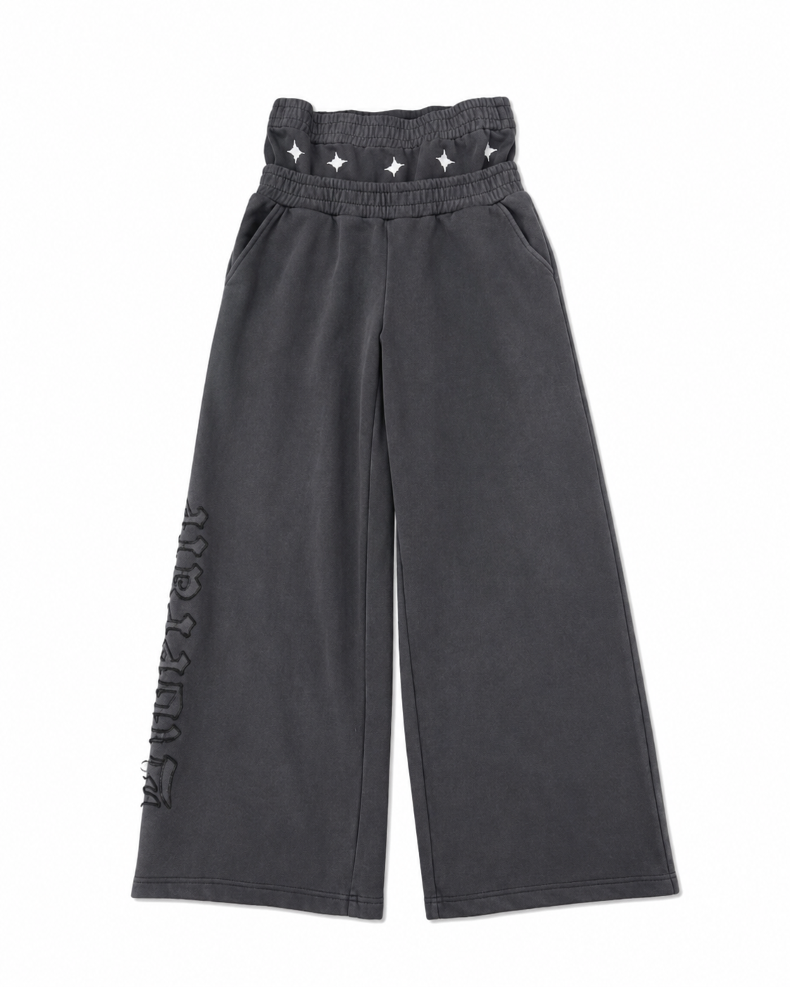 Star Sweatpants front with star waistband detail